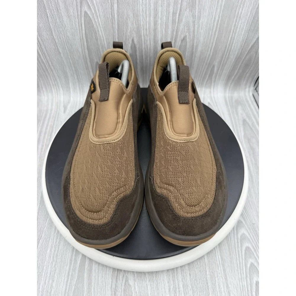 Teva Hurricane Daybreaker Mens Size 10 Brown Suede Outdoor Slip On Shoes 1172953
